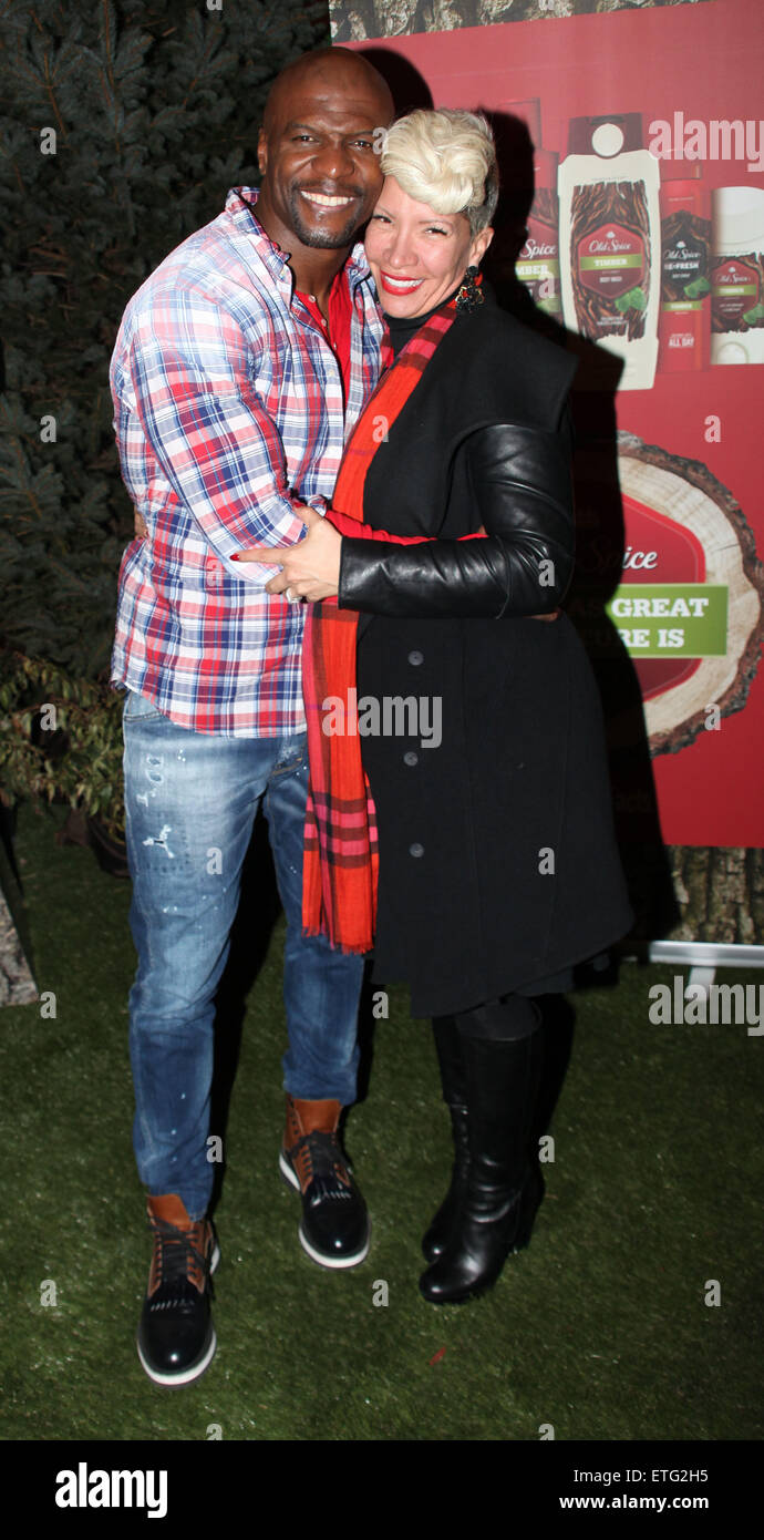 Old Spice fresco Collection lancio alla Vanderbilt Hall presso il Grand Central Terminal - Arrivi con: Terry equipaggi, Rebecca-King-Equipaggi dove: la città di New York, New York, Stati Uniti quando: 12 Feb 2015 Credit: PNP/WENN.com Foto Stock