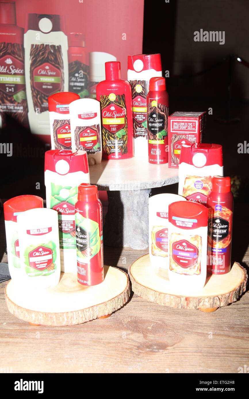 Old Spice fresco Collection lancio alla Vanderbilt Hall presso il Grand Central Terminal Arrivi - Dove: la città di New York, New York, Stati Uniti quando: 12 Feb 2015 Credit: PNP/WENN.com Foto Stock