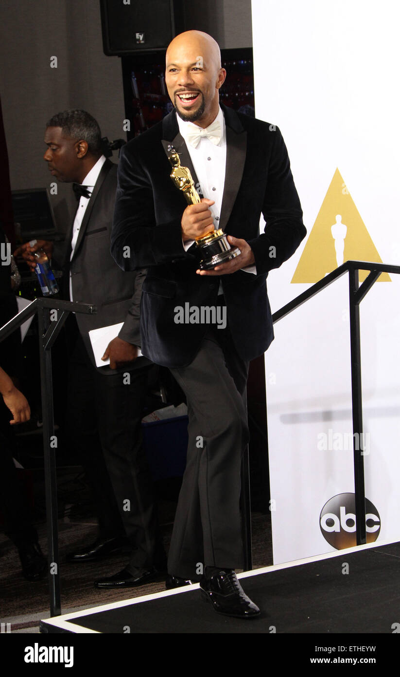 87Th annuale di Academy Awards tenutosi presso il Teatro di Dolby - sala stampa dotata di: Comune dove: Los Angeles, California, Stati Uniti quando: 22 Feb 2015 Credit: Adriana M. Barraza/WENN.com Foto Stock