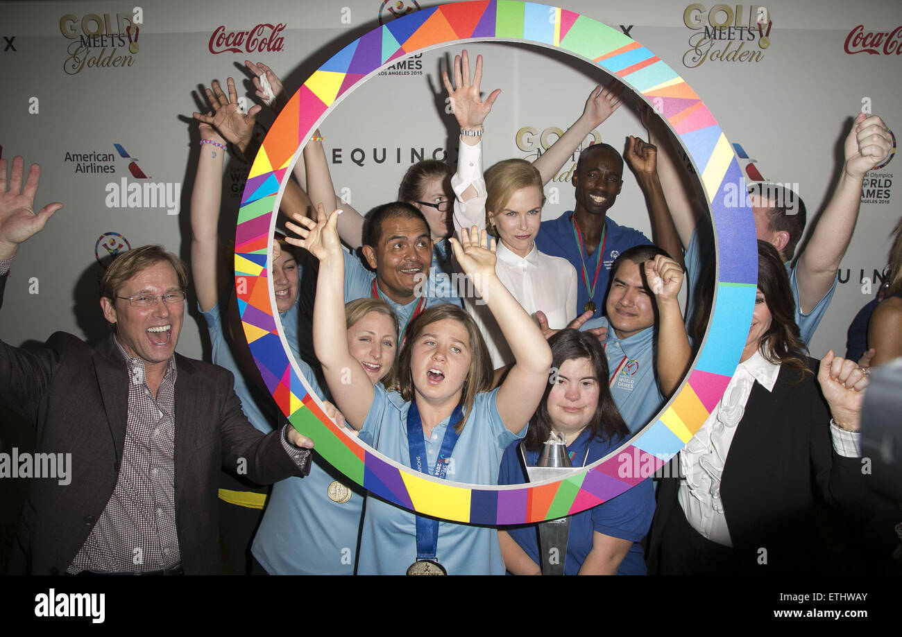 Celebrità assiste il 3° annuale "Gold incontra Golden' a Equinox Sports Club - West La Flagship Lounge. Dotato di: Bart Connor, Nicole Kidman, Nadia Comaneci dove: Los Angeles, California, Stati Uniti quando: 21 Feb 2015 Credit: Brian A/WENN.com Foto Stock Celebrità assiste il 3° annuale "Gold incontra Golden' a Equinox Sports Club - West La Flagship Lounge. Dotato di: Bart Connor, Nicole Kidman, Nadia Comaneci dove: Los Angeles, California, Stati Uniti quando: 21 Feb 2015 Credit: Brian A/WENN.com Foto Stock