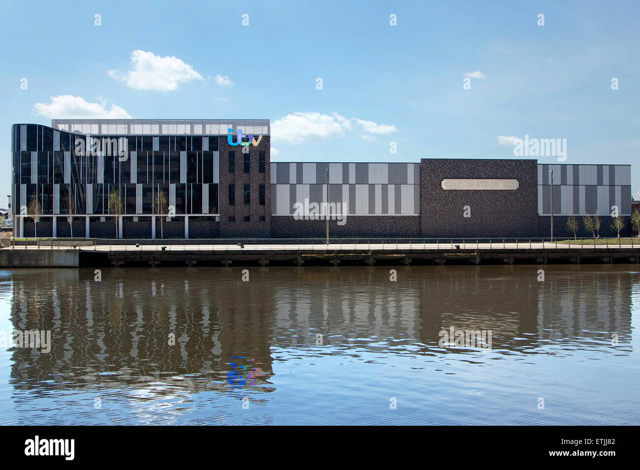 La nuova televisione ITV studios in Media City, Manchester Foto Stock