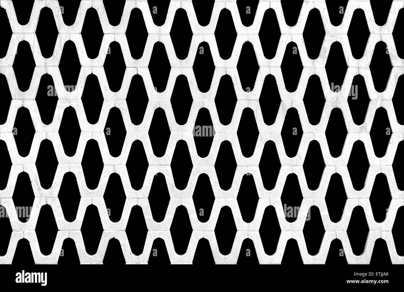 Bianco & Nero modello geometrico Foto Stock