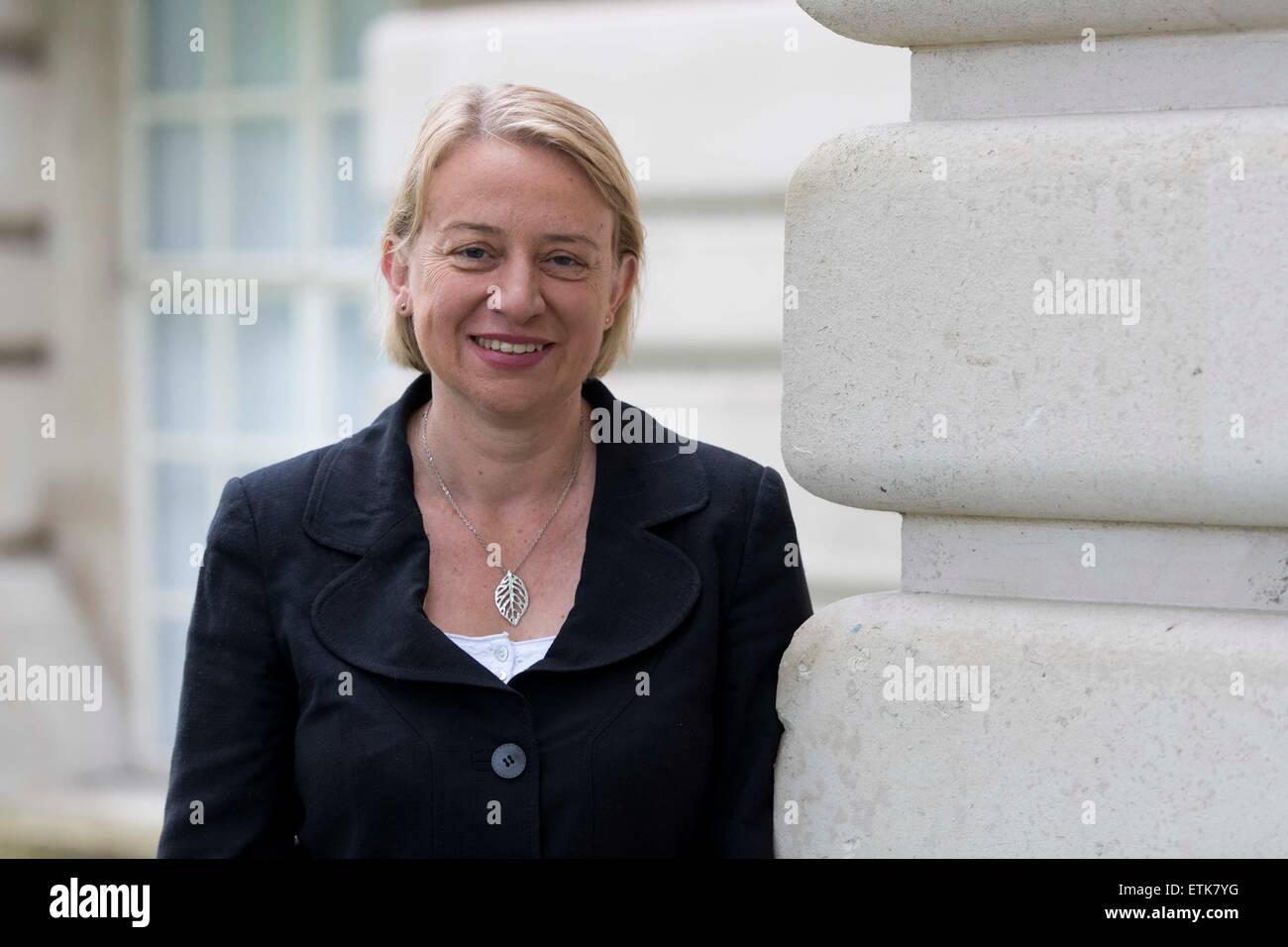 Il leader del partito dei Verdi in Inghilterra e nel Galles Natalie Bennett. Foto Stock