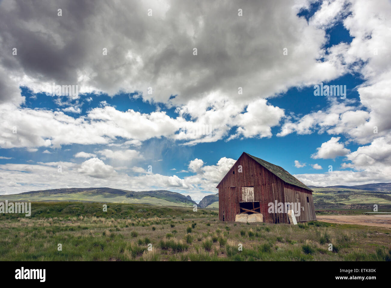 Gli edifici abbandonati del vecchio west, in Colorado USA Foto Stock