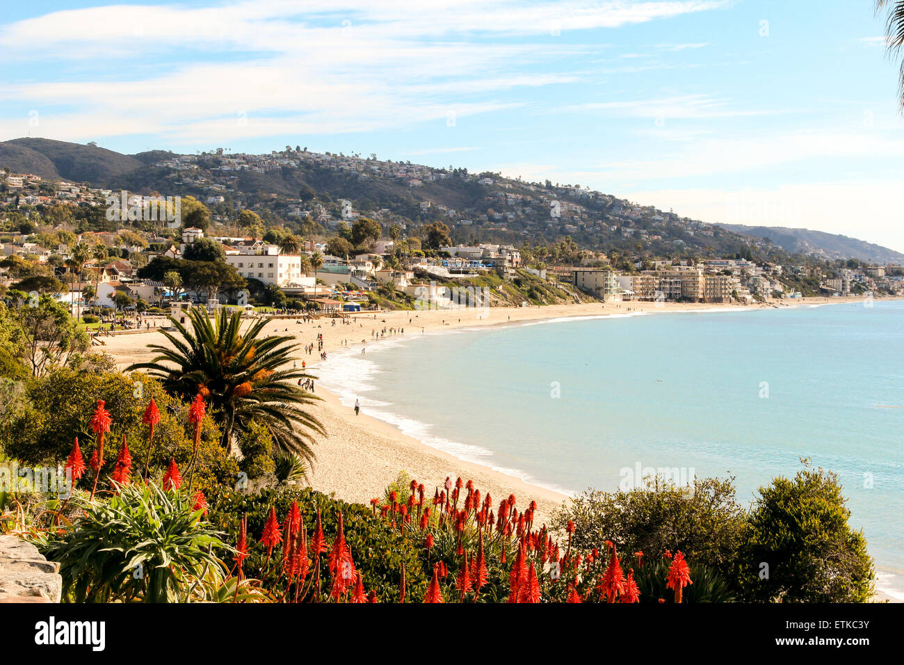 Laguna Beach è una località balneare città situata nel sud della Orange County, California, Stati Uniti. Foto Stock