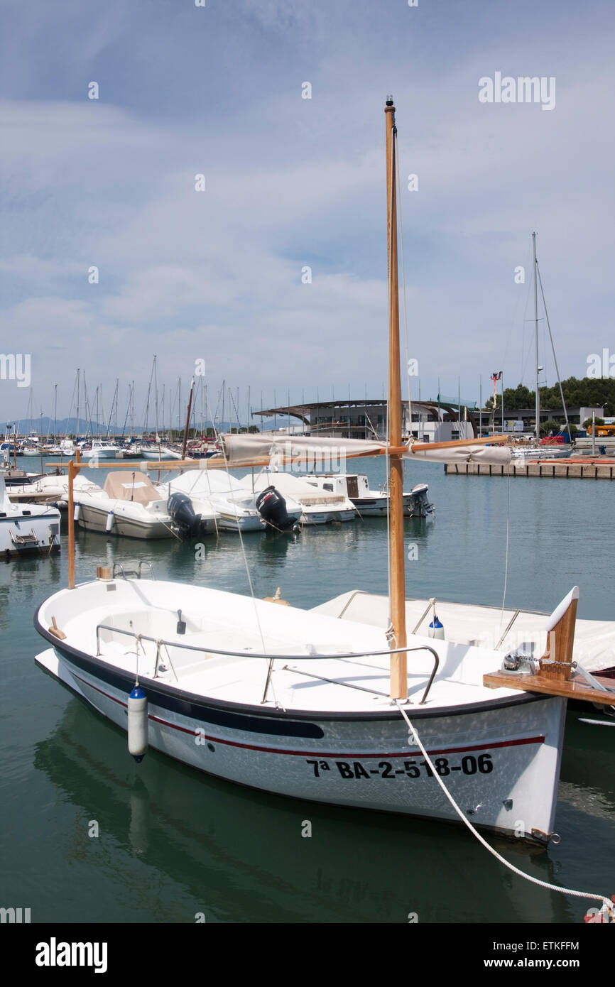 L'Escala port. In Spagna, in Catalogna, provincia di Girona, Alt Empordà, L'Escala. Foto Stock