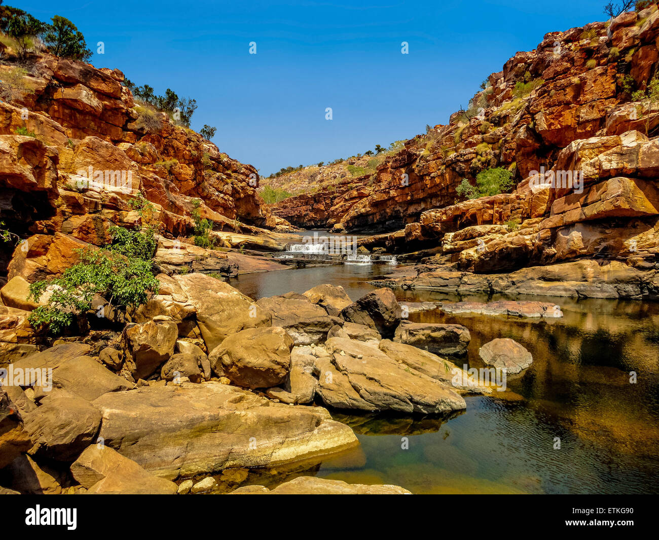 Bell Gorge nella regione di Kimberley dell Australia Occidentale Foto Stock