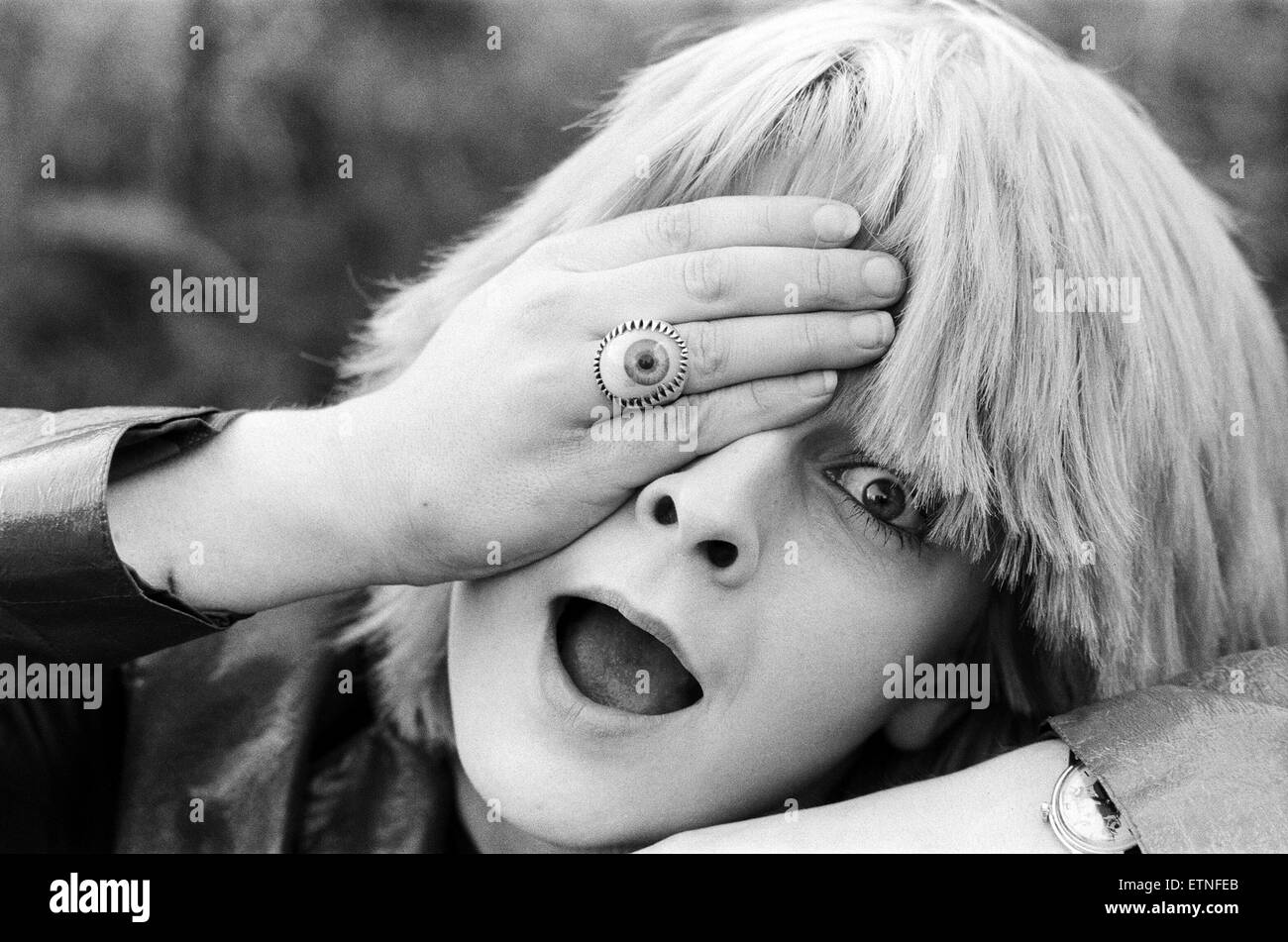 Punk attrice e cantante Toyah Willcox in Covent Garden di Londra, 22 agosto 1979. Foto Stock