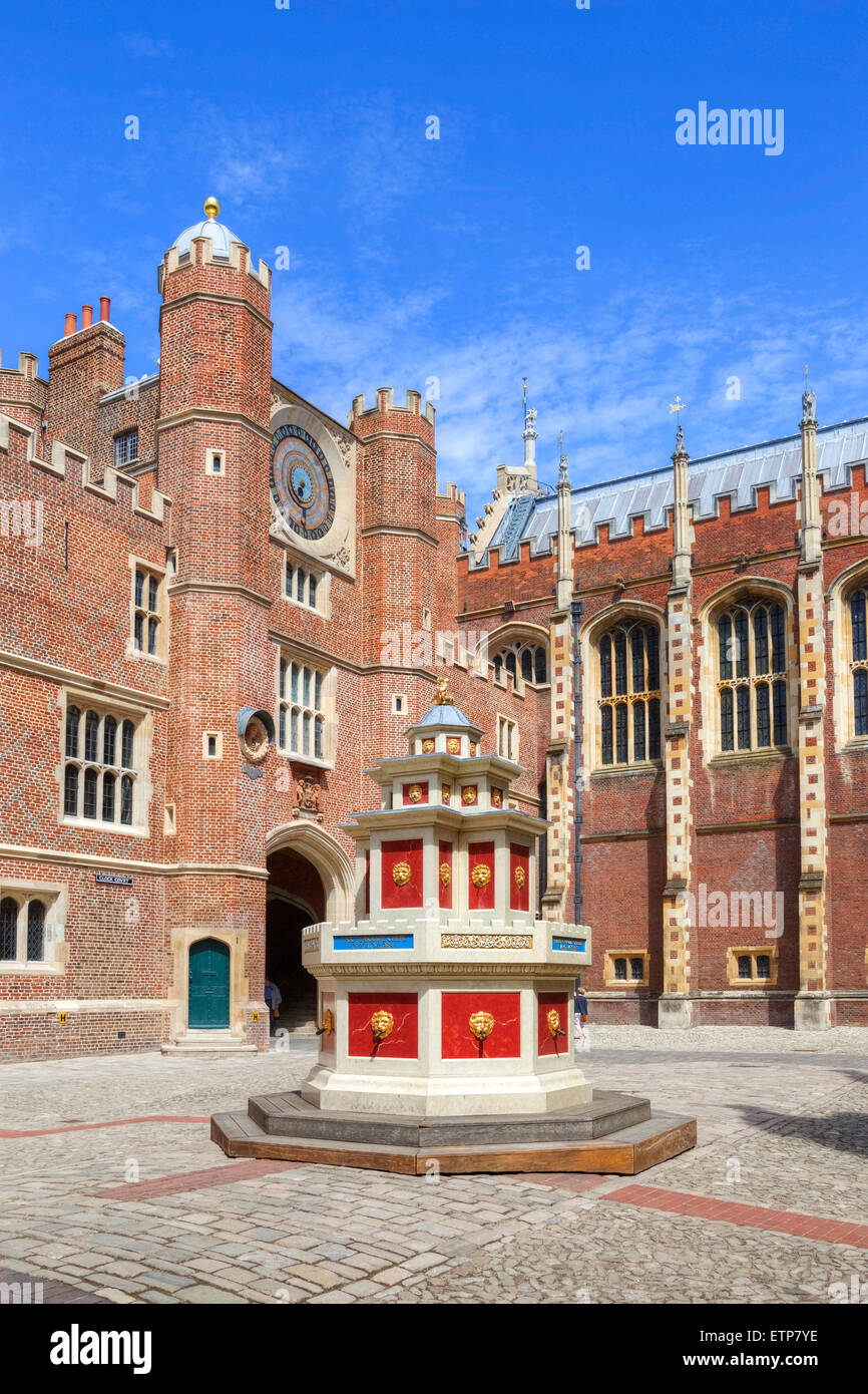 Hampton Court Palace, Richmond, London, England, Regno Unito Foto Stock