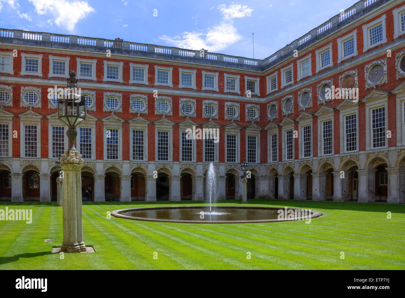 Hampton Court Palace, Richmond, London, England, Regno Unito Foto Stock