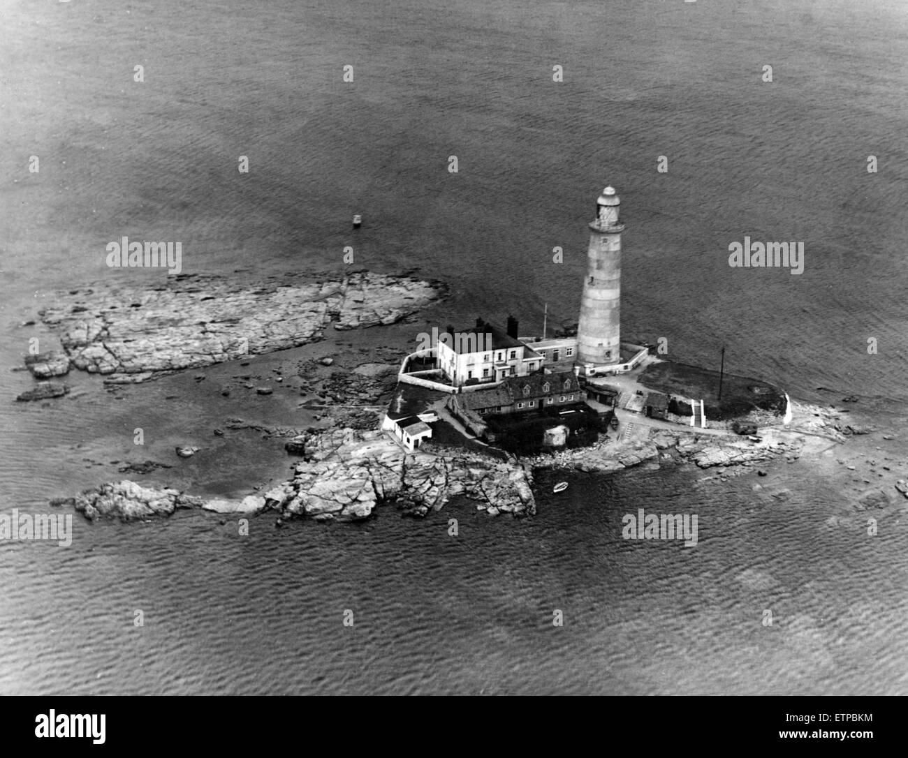 St. Mary's Faro a Whitley Bay, Tyne & Wear. Il 27 luglio 1952. Foto Stock