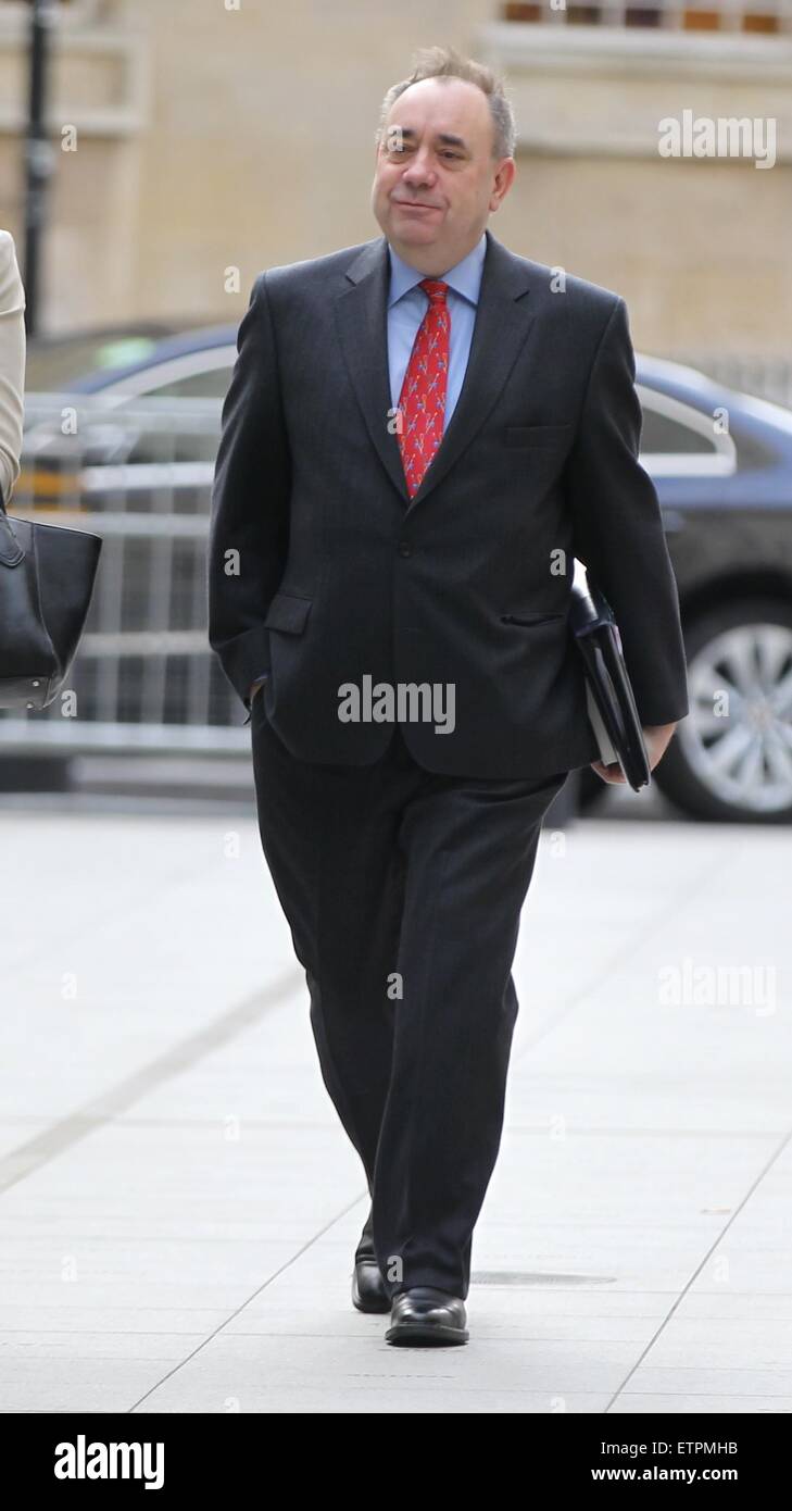 'L'Andrew Marr Show' - Arrivi con: Alex Salmond dove: Londra, Regno Unito quando: 22 Mar 2015 Credit: WENN.com Foto Stock