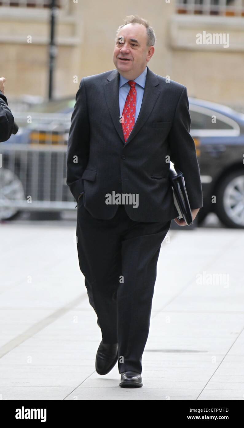 'L'Andrew Marr Show' - Arrivi con: Alex Salmond dove: Londra, Regno Unito quando: 22 Mar 2015 Credit: WENN.com Foto Stock