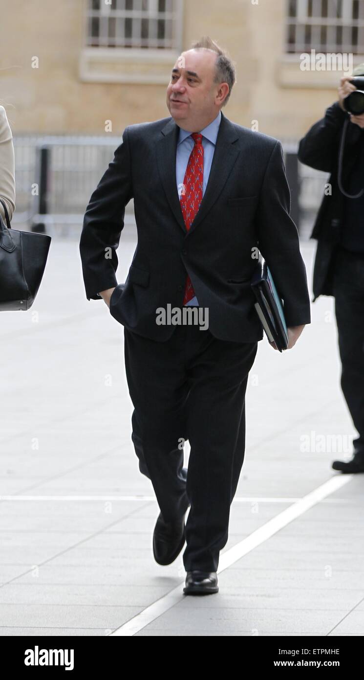 'L'Andrew Marr Show' - Arrivi con: Alex Salmond dove: Londra, Regno Unito quando: 22 Mar 2015 Credit: WENN.com Foto Stock