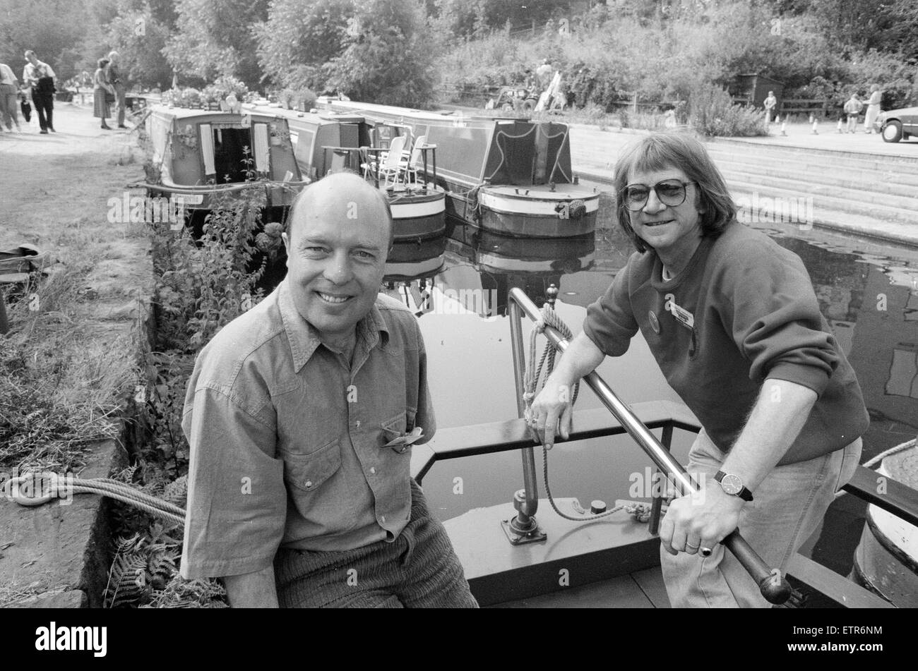 L Huddersfield canal festival. Il 2 settembre 1991. Foto Stock