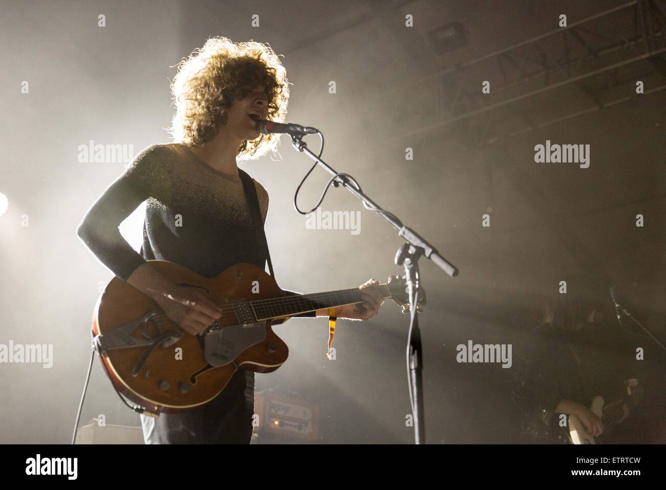 Giugno 11, 2015 - Manchester, Tennessee, Stati Uniti - musicista JAMES BAGSHAW di templi si esibisce dal vivo sul palco del Bonnaroo Arti e il Festival di Musica di Manchester, Tennessee (credito Immagine: © Daniel DeSlover/ZUMA filo) Foto Stock