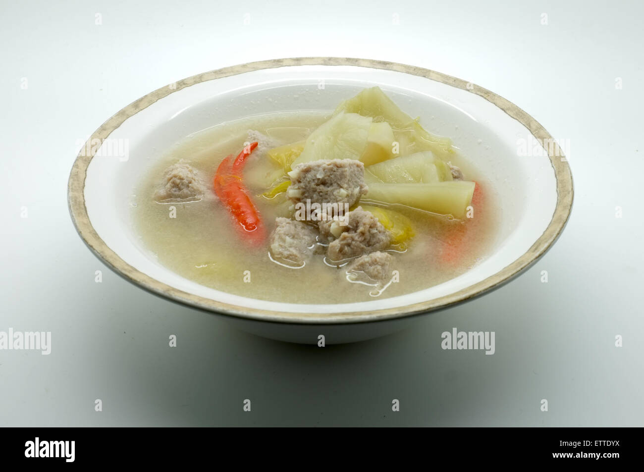Pickle zuppa di verdure Foto Stock