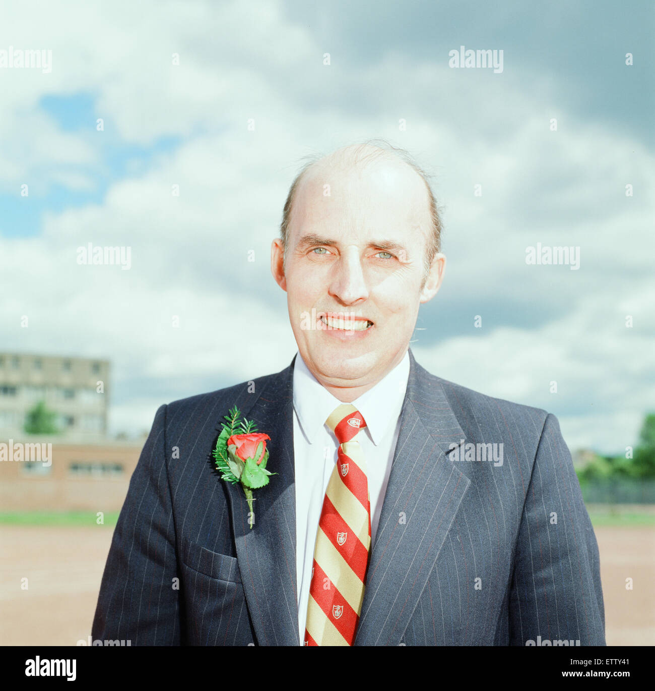 Sam Galbraith, MP per Strathkelvin e Bearsden, raffigurato il 5 maggio 1989. Scottish Labour Party Foto Stock