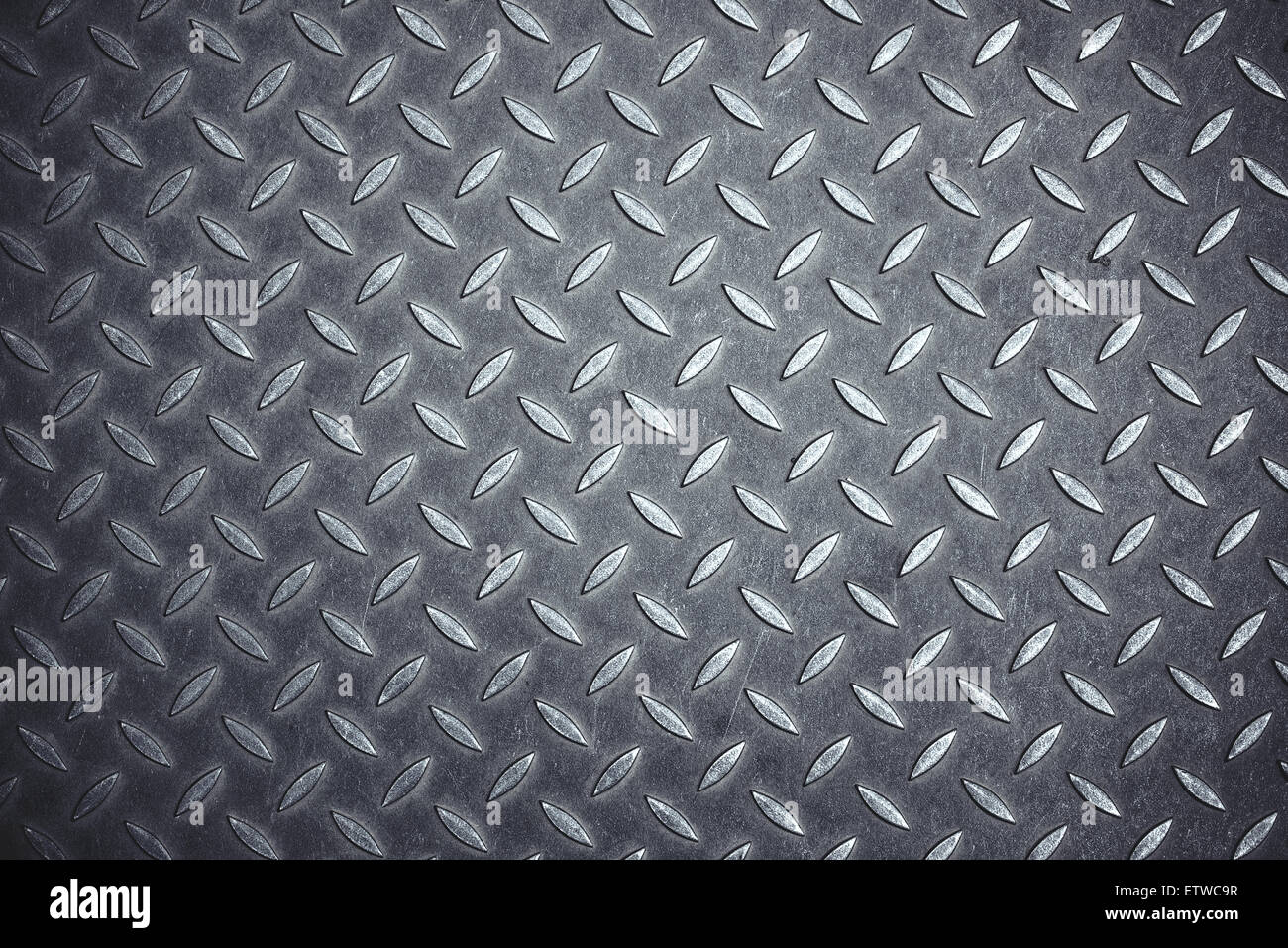 Sporco Cross Hatch metallo anti-skid Texture Pattern di sfondo, vintage nei toni rétro Foto Stock