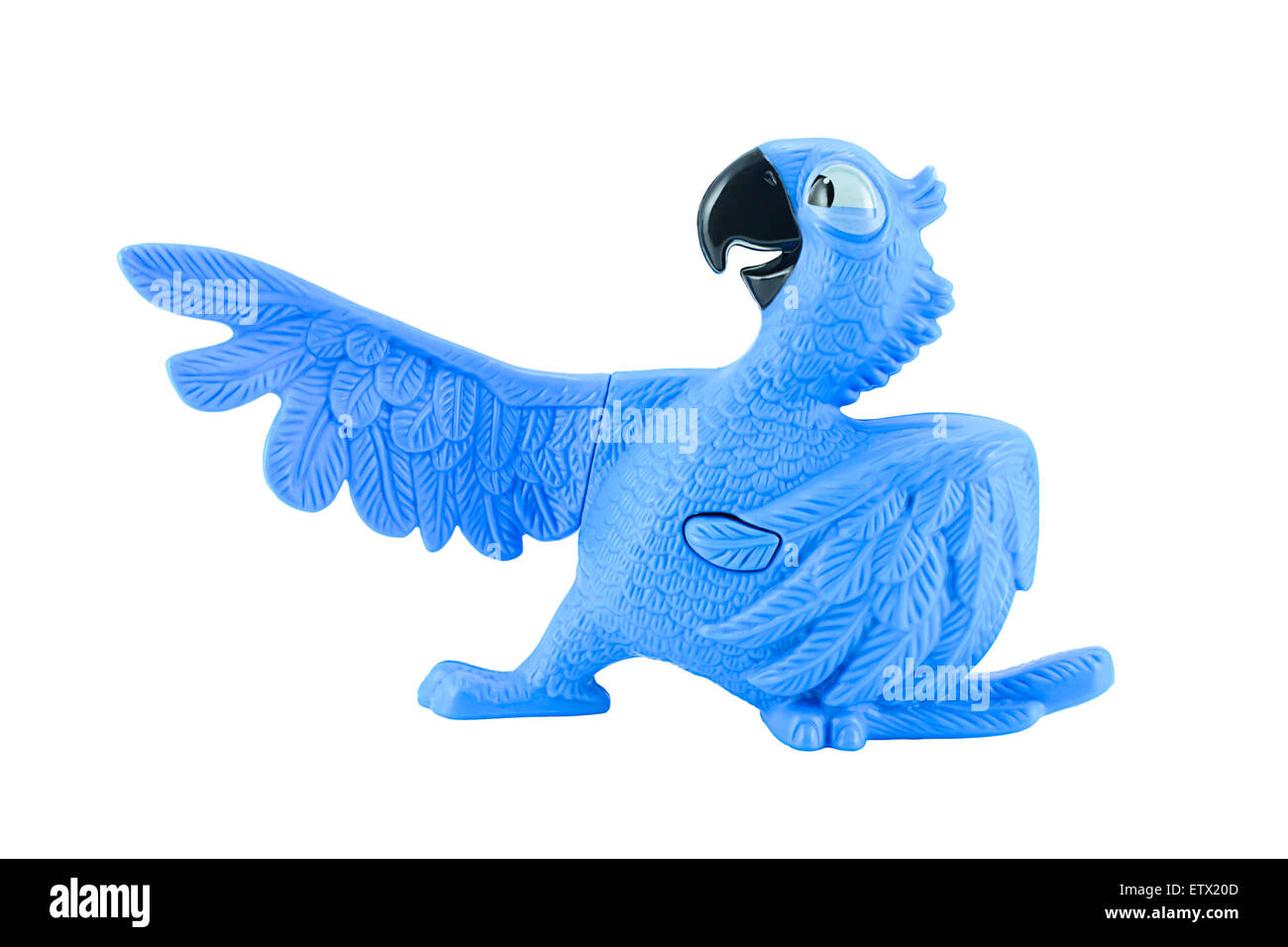 Bangkok, Tailandia - 24 Febbraio 2015: il blu il blu macaws personaggio giocattolo forma RIO film di animazione. Foto Stock