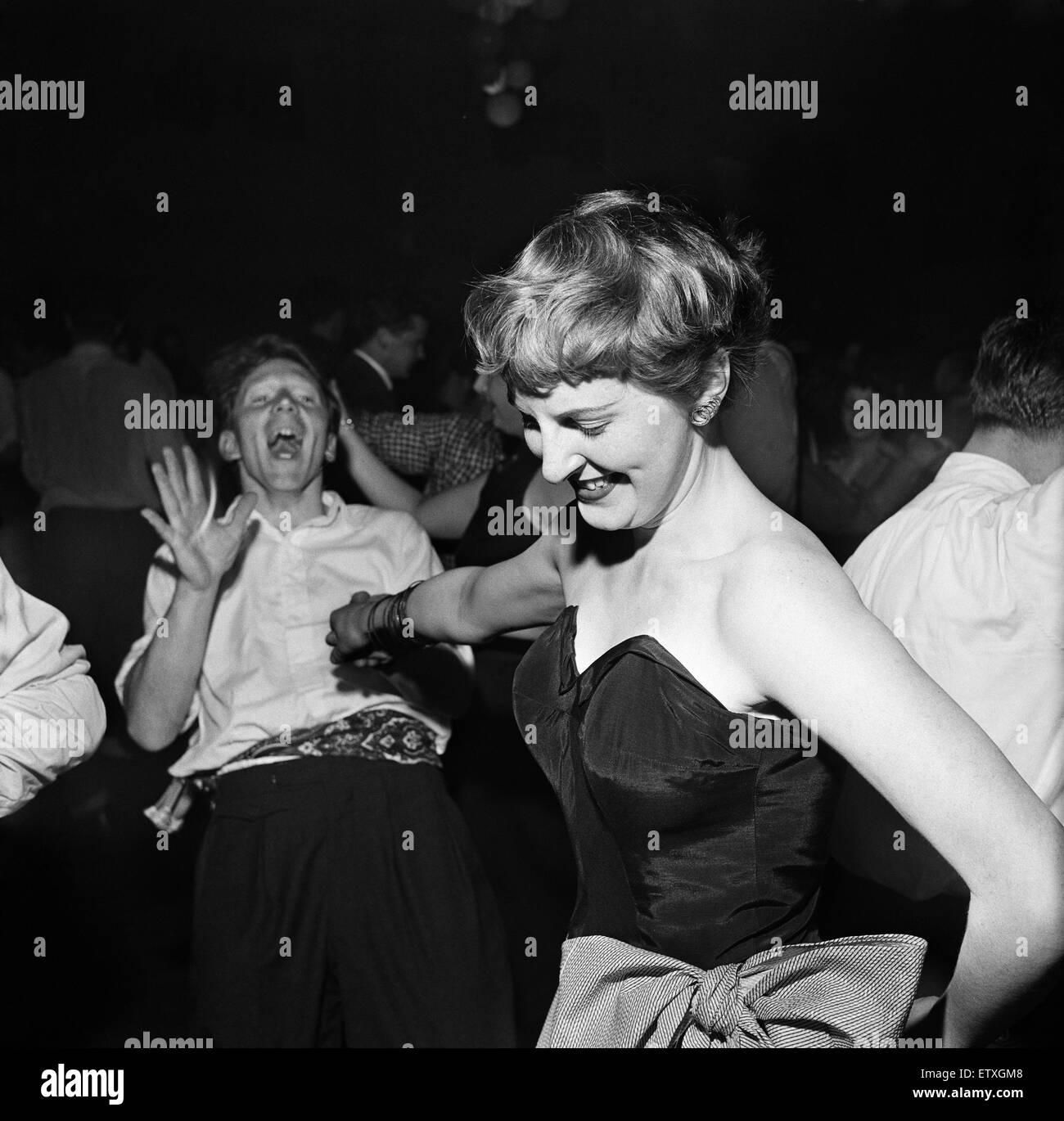 Cambridge University Jazz Club palla. Cambridge, Cambridgeshire, 11 giugno 1954. Foto Stock