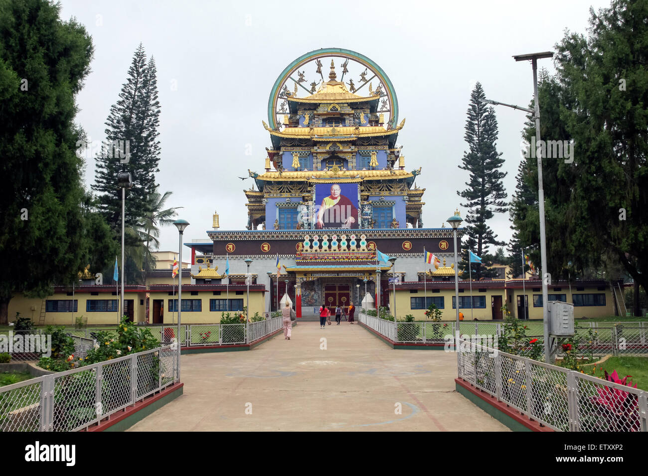 Tempio d'oro,Coorg,Karnataka, India Foto Stock