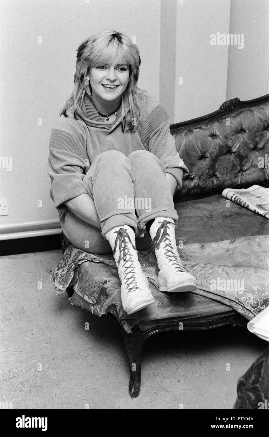 Cantante pop Willcox Toyah. Il 18 marzo 1983. Foto Stock