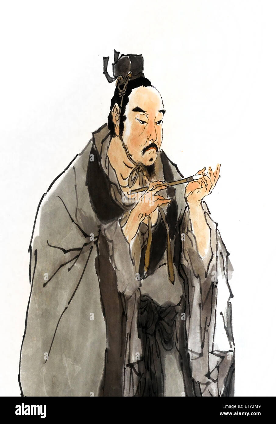 Il Live di Confucio 551-479 BC cinese ( insegnante editor filosofo politico ) Cina ritratto Foto Stock