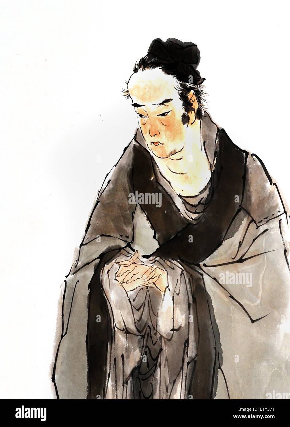 Il Live di Confucio 551-479 BC cinese ( insegnante editor filosofo politico ) Cina ritratto Foto Stock