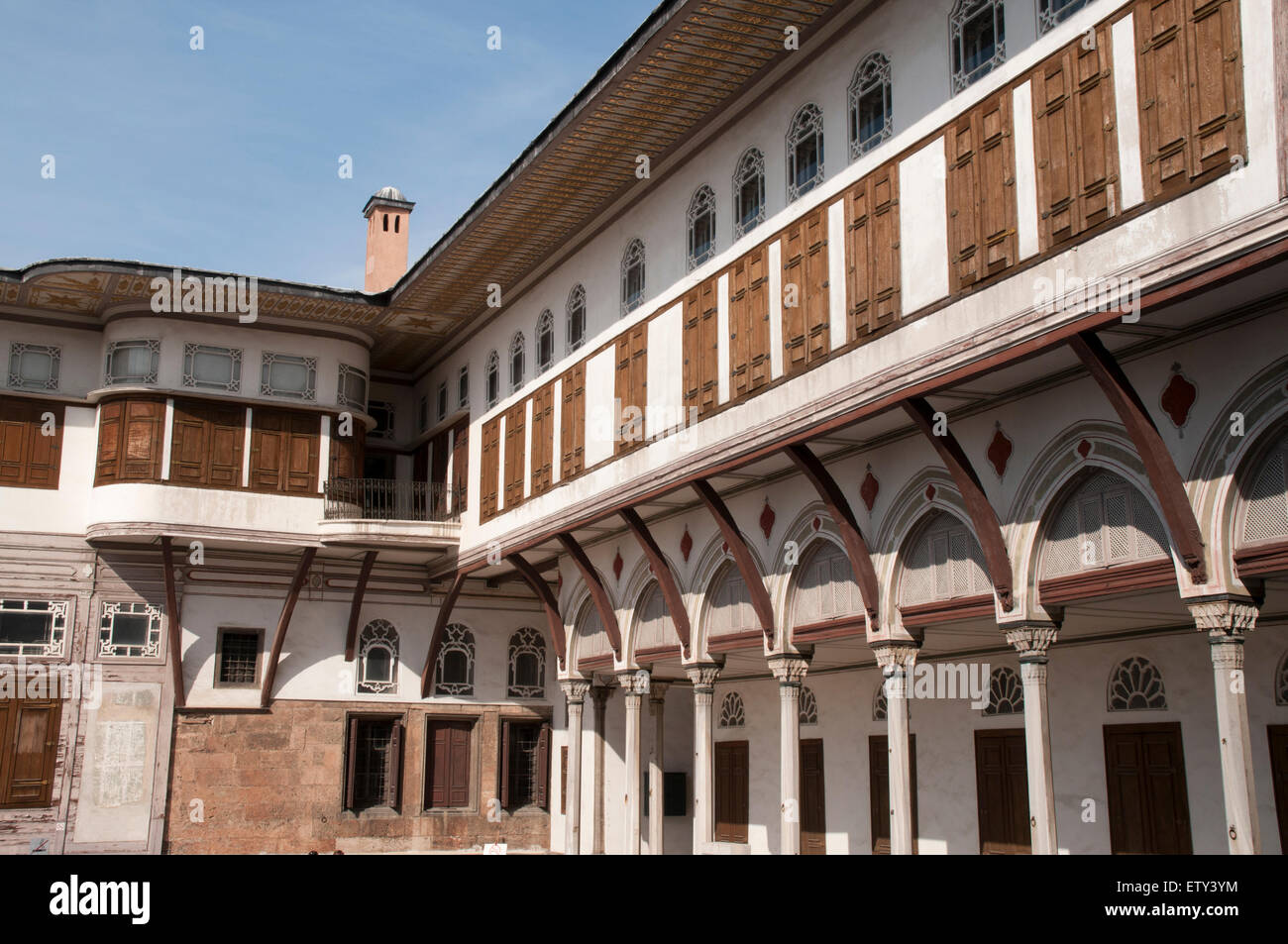 Costruito a partire dal 1459 il palazzo Topkapi a Istanbul è stato per quasi 400 anni la residenza dei sultani ottomani. Foto Stock