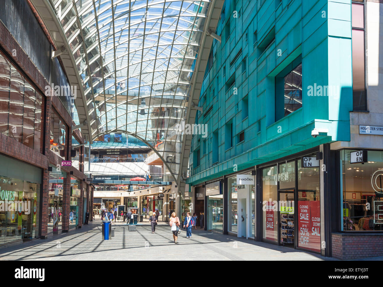 Centro commerciale Cabot Circus Bristol centro città di Bristol Inghilterra Avon Regno Unito GB EU Europe Foto Stock