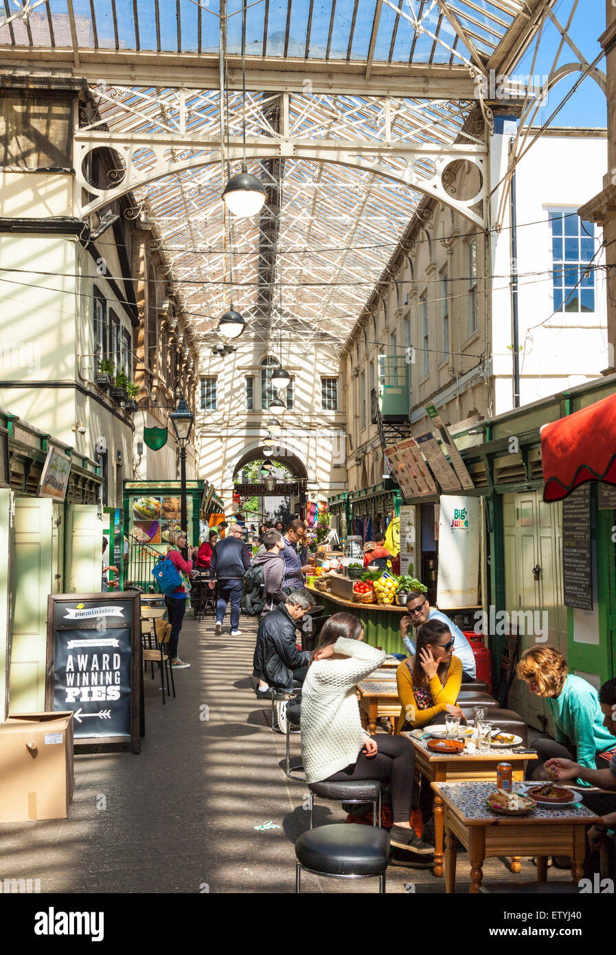 St Nicholas Market Bristol Avon England Regno Unito GB EU Europe Foto Stock