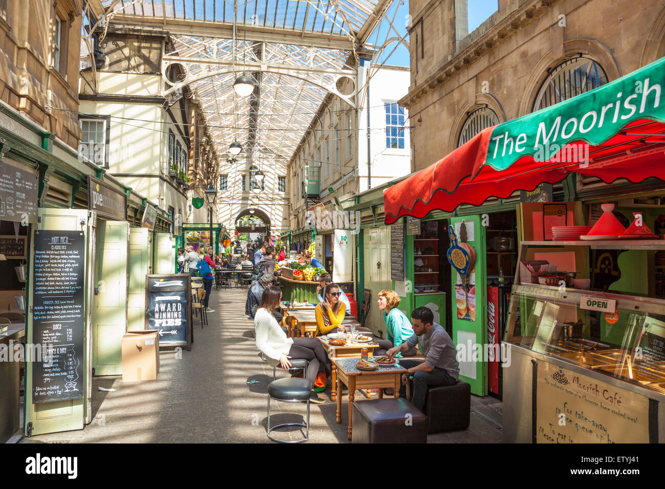 St Nicholas Market Bristol Avon England Regno Unito GB EU Europe Foto Stock