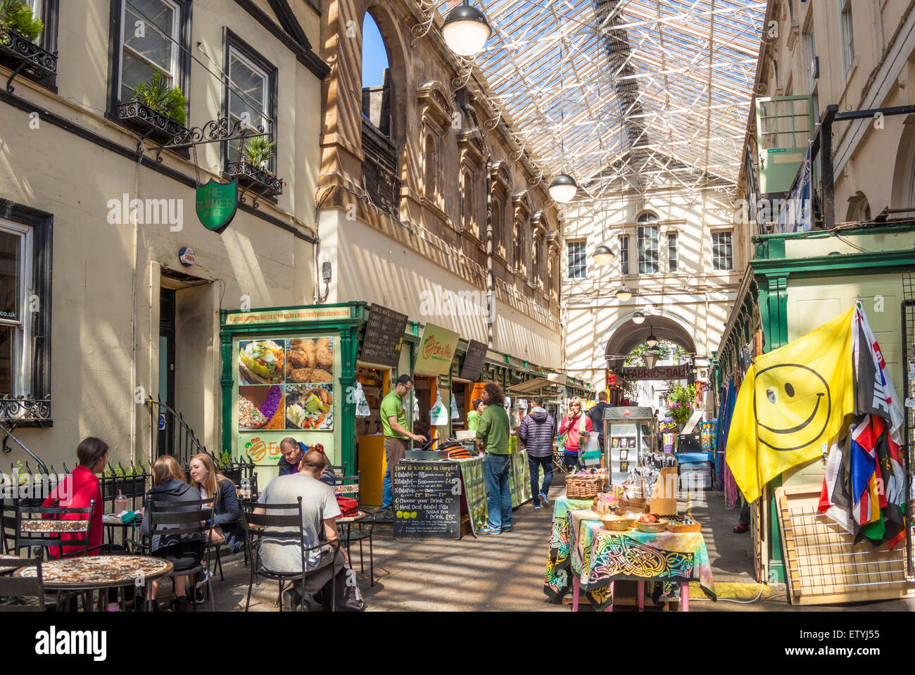 St Nicholas Market Bristol Avon England Regno Unito GB EU Europe Foto Stock