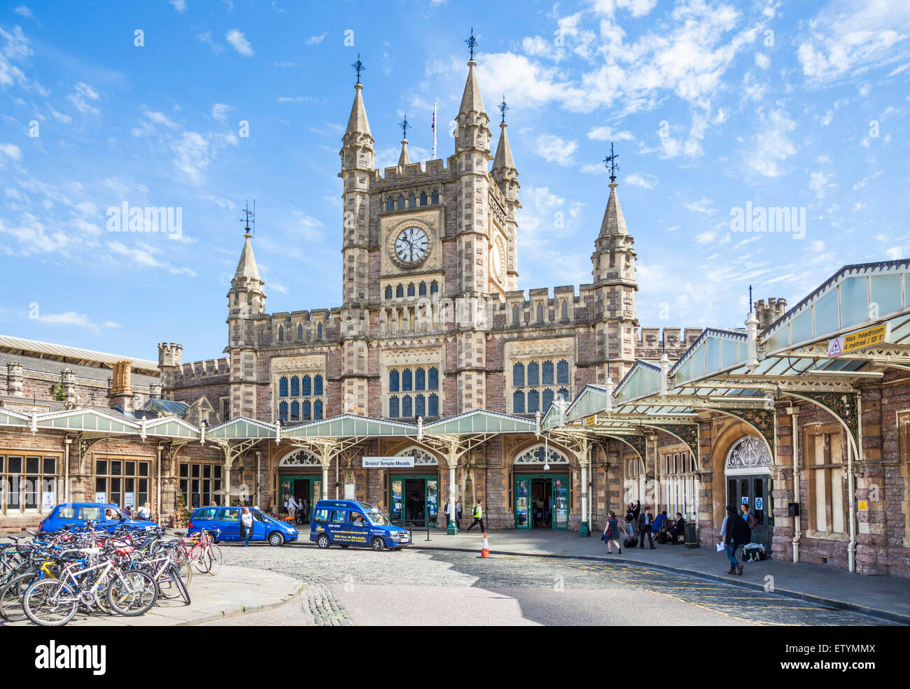 La stazione ferroviaria di Bristol Temple Meads Bristol Avon England Regno Unito GB EU Europe Foto Stock