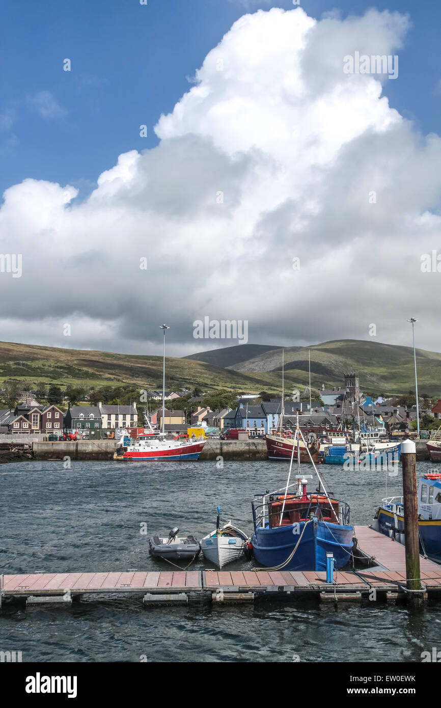 Porto di pesca di Dingle, nella contea di Kerry, Irlanda Foto Stock