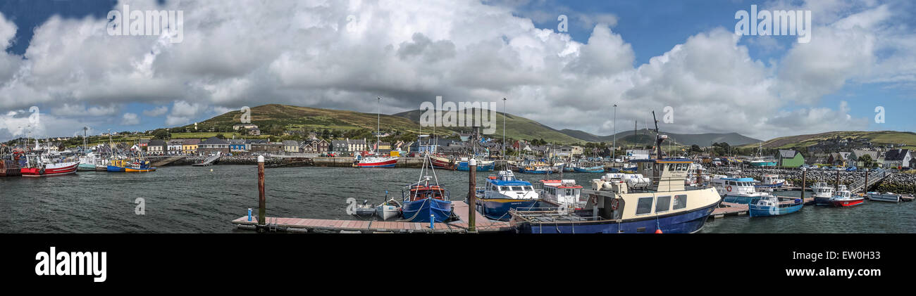 Porto di pesca di Dingle, nella contea di Kerry, Irlanda Foto Stock