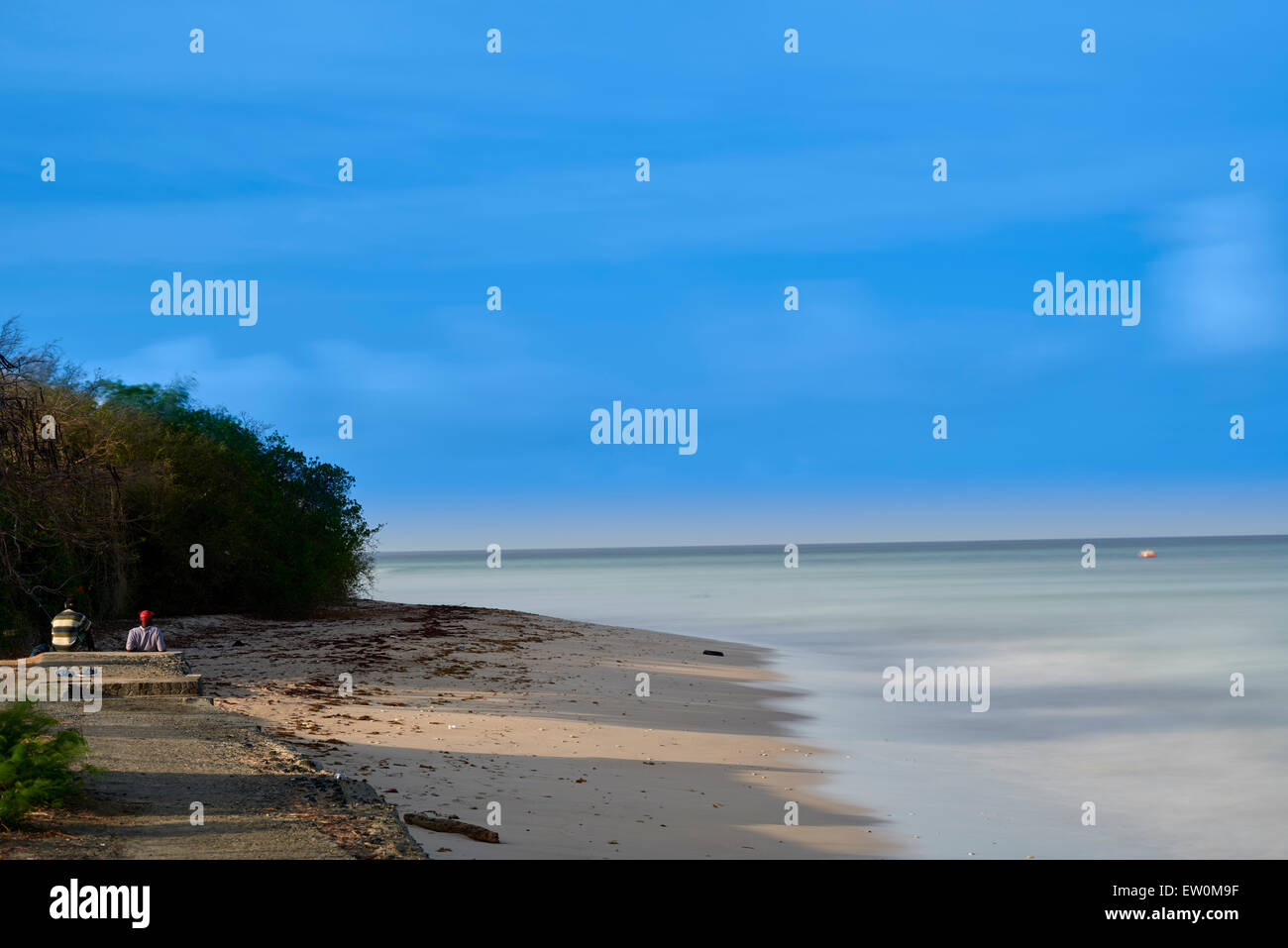 Crown Point Tobago, mattina Foto Stock