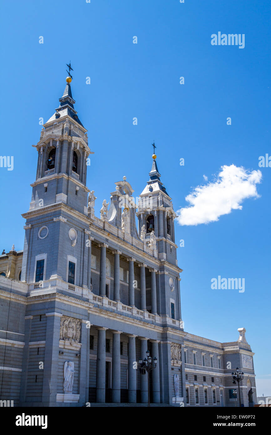 Cattedrale di Santa Maria la Real de La Almudena, a Madrid Foto Stock