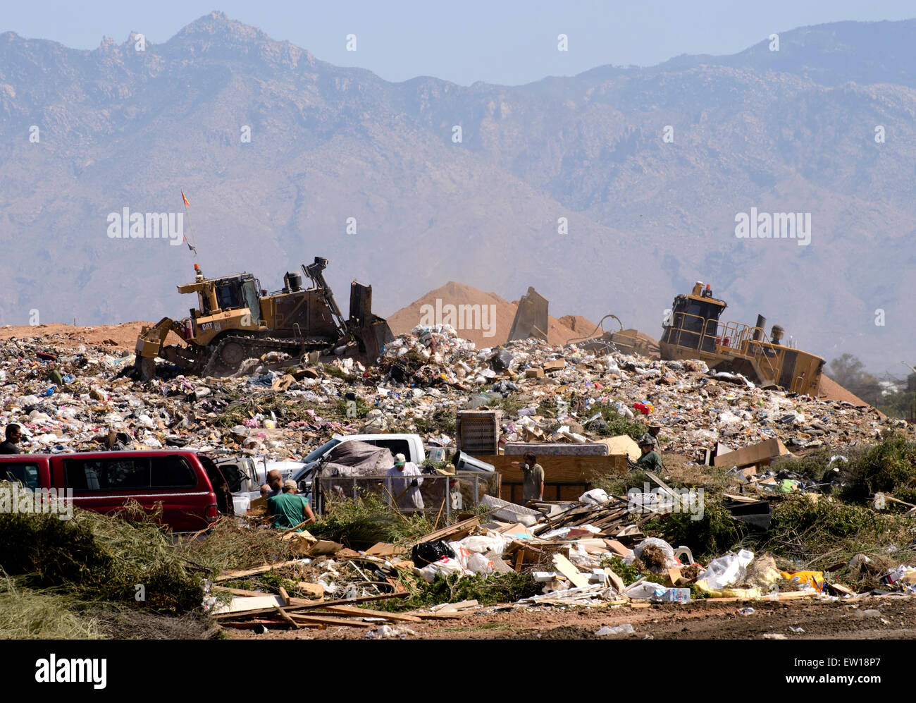 Los Reales discarica, Tucson, Arizona, Stati Uniti. Foto Stock