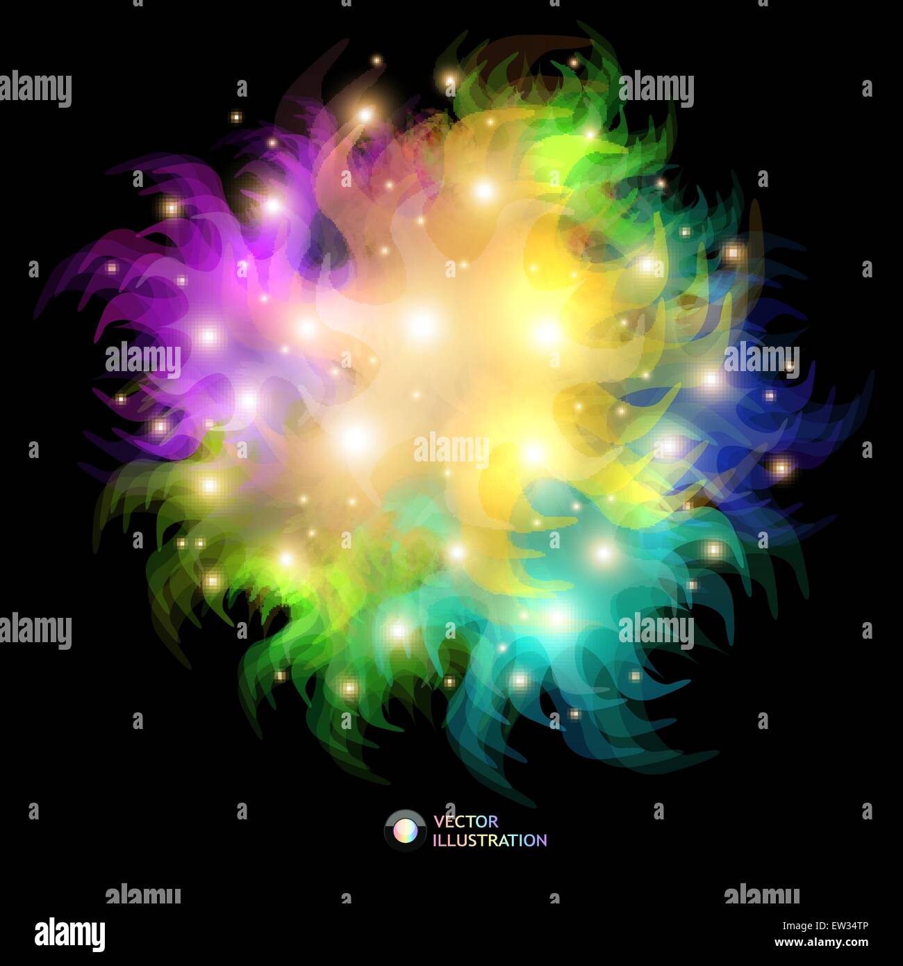 Illustrazione astratta. Utilizzabile per differenti design. Illustrazione Vettoriale