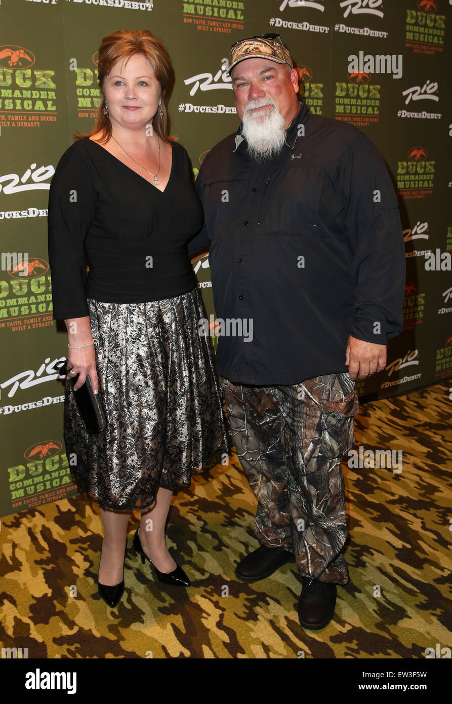 Premiere mondiale di Duck Commander Musical al Rio All-Suite Hotel & Casino offre: John Godwin dove: Las Vegas, Nevada, Stati Uniti quando: 15 Apr 2015 C Foto Stock