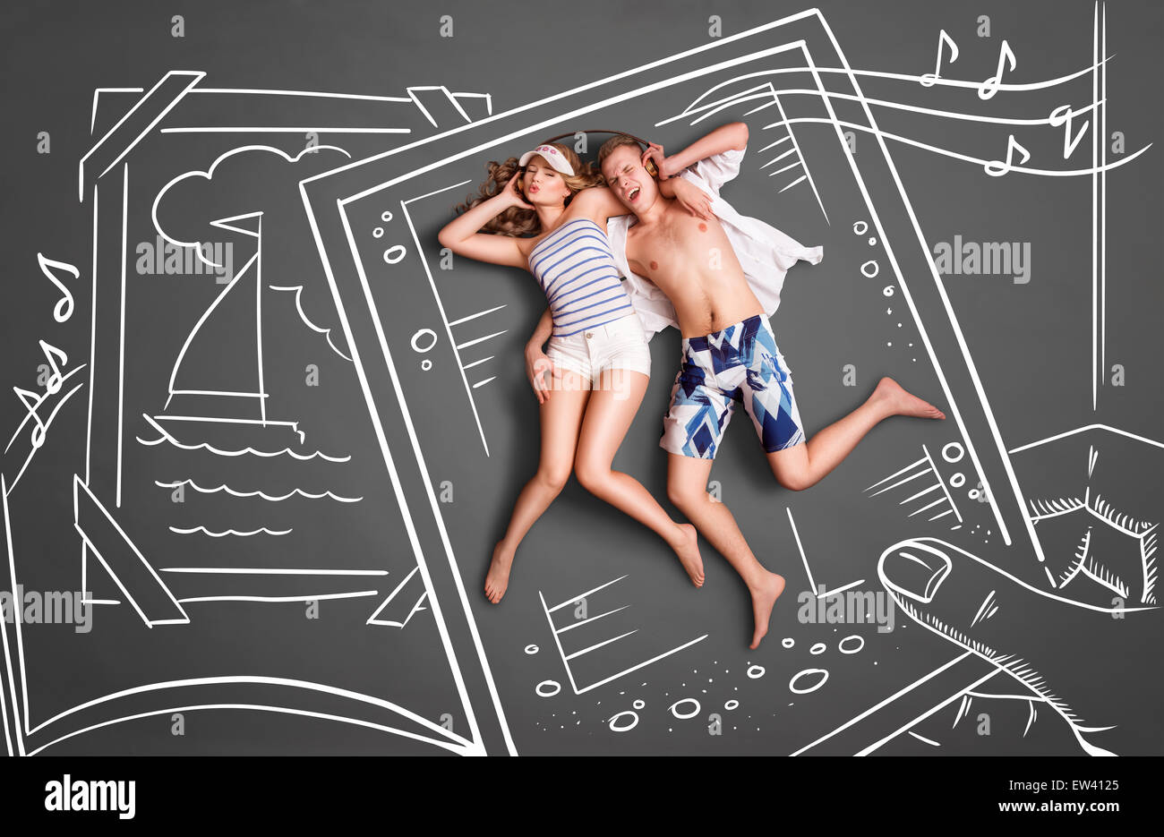 Vivace ricordi. Foto Stock