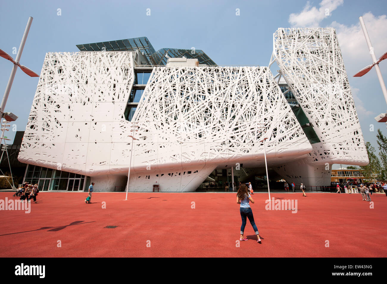 Milano Expo 2015, padiglione Italia, cibo, architettura, Pavilion, struttura Foto Stock