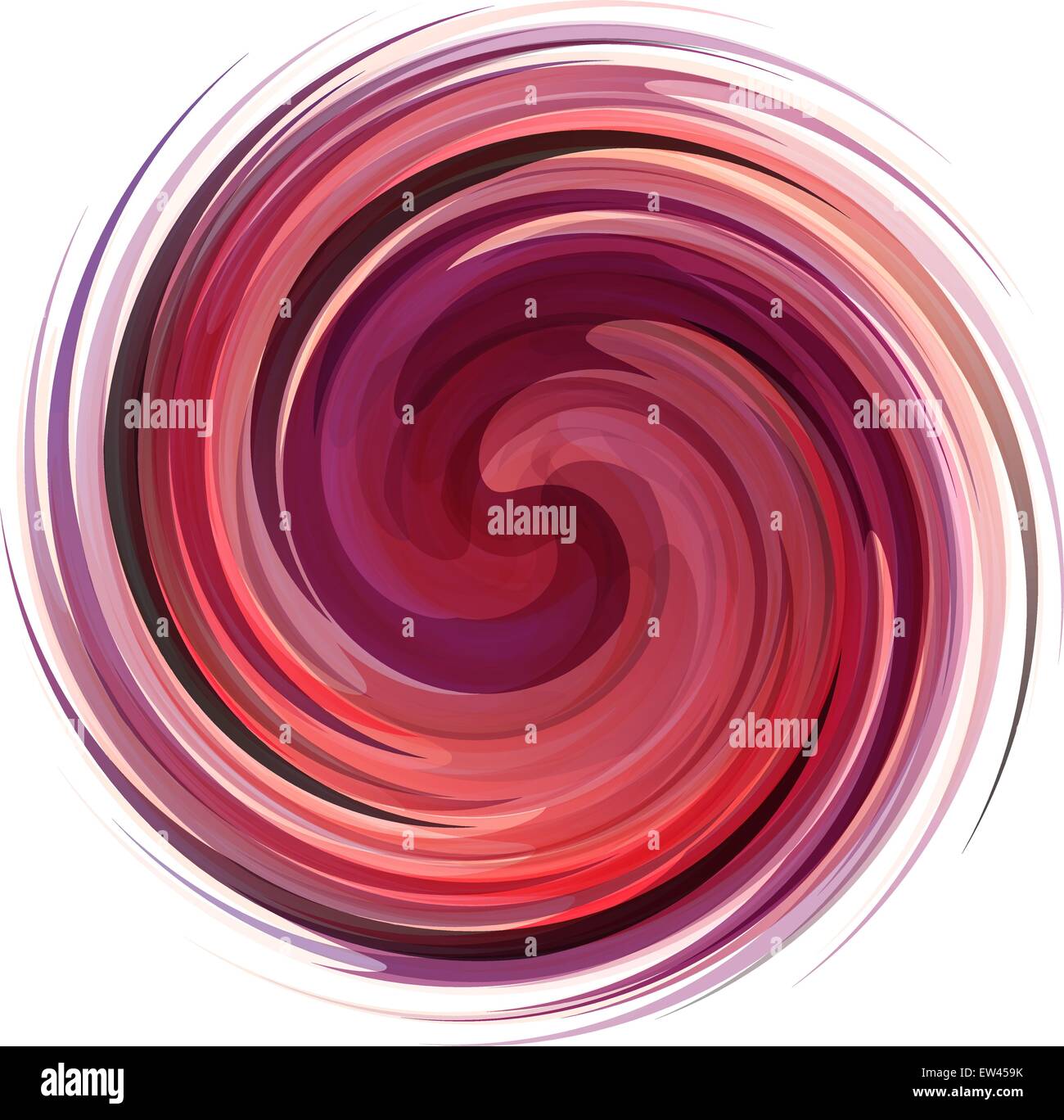 Colorato icona astratta. Flusso dinamico illustrazione. Illustrazione Vettoriale