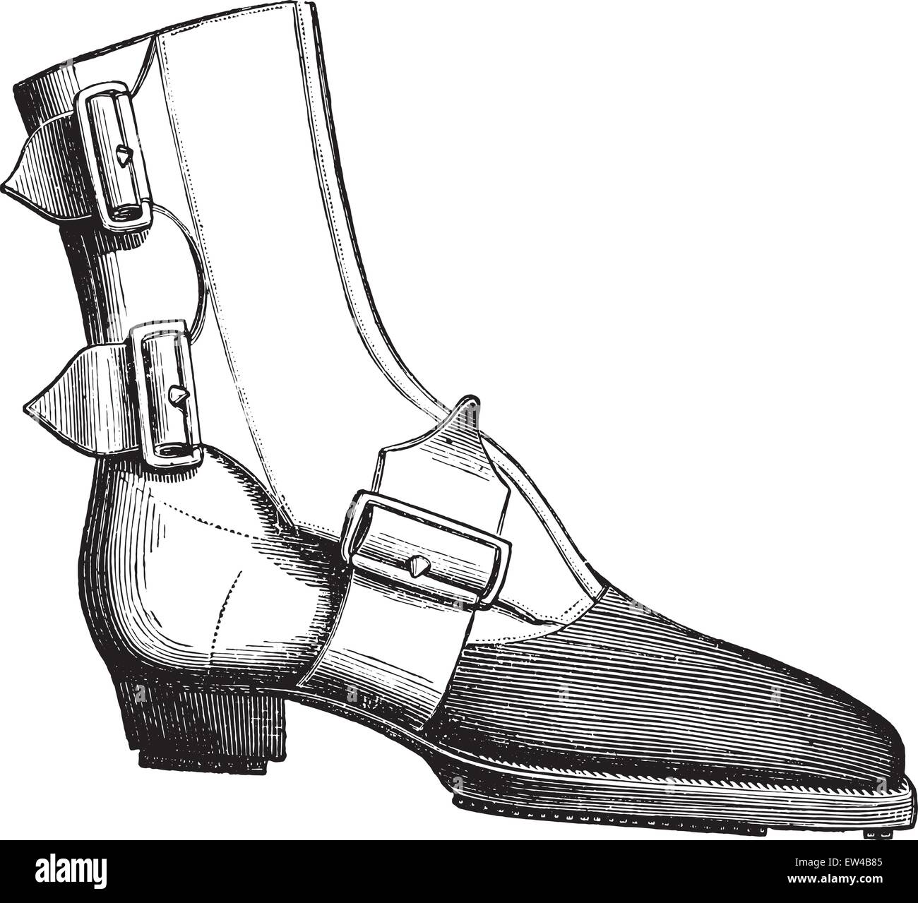 Avvio di caccia, di vendemmia illustrazioni incise. Enciclopedia industriale E.-O. Lami - 1875. Illustrazione Vettoriale