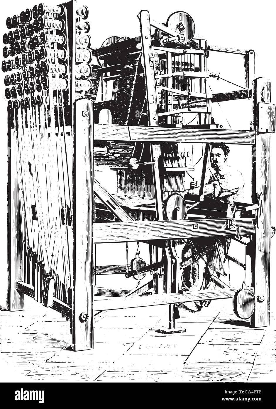 La tecnica per la fabbricazione meccanica corsetti senza cuciture, vintage  illustrazioni incise. Enciclopedia industriale E.-O. Lami Immagine e  Vettoriale - Alamy
