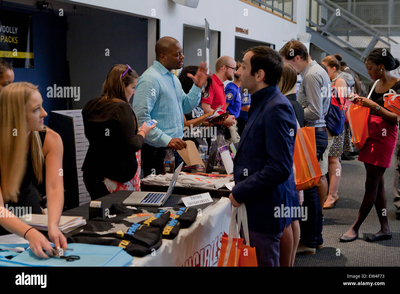 Millenaria Fiera Assunzione durante la settimana millenario DC - Washington DC, Stati Uniti d'America Foto Stock