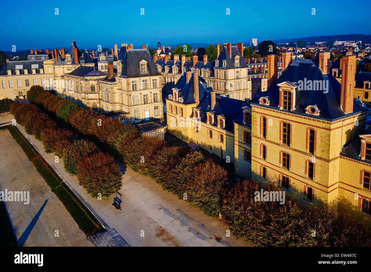 Francia, Seine et Marne, il castello reale di Fontainebleau, Patrimonio Mondiale dell Unesco Foto Stock