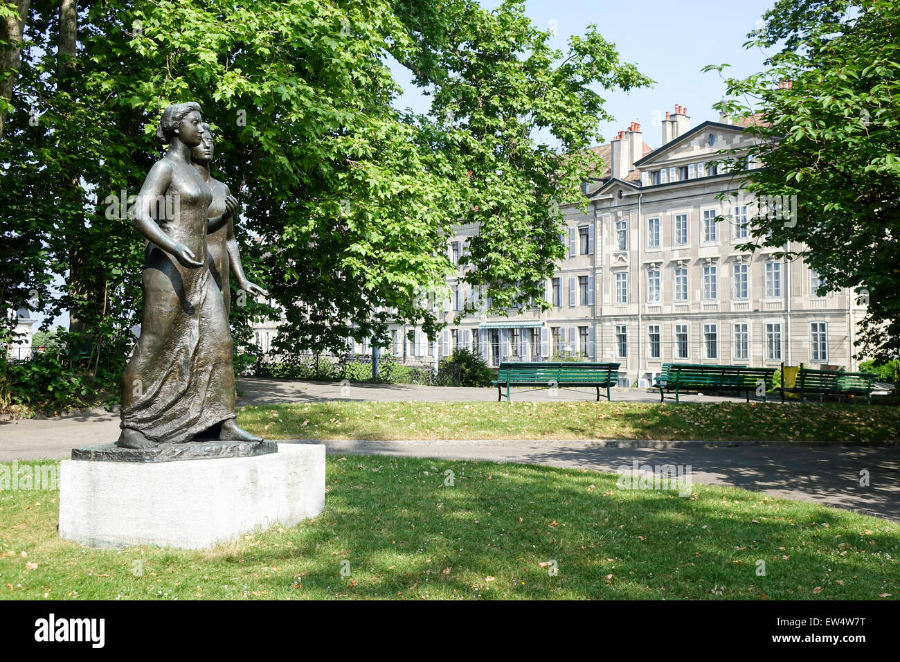 La storia del Museo di Arte Ginevra Foto Stock